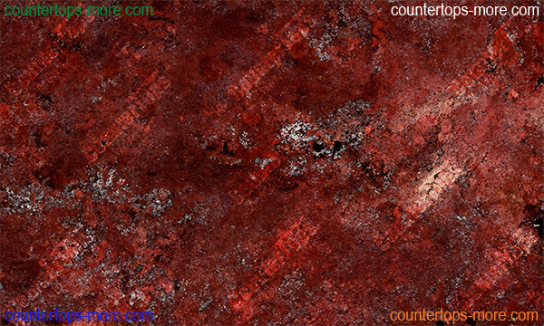 Diamond Red Granite countertop material for kitchen or bathroom remodel