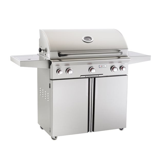 American Outdoor Grill  Stainless T Series Gas Grill Cart Combo