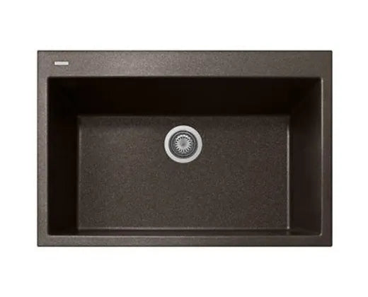 Q  Espresso Roma Granite Composite Kitchen Sink