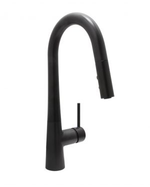Huntington Brass Matte Satin Black Elegant Vino Contemporary Kitchen Faucet