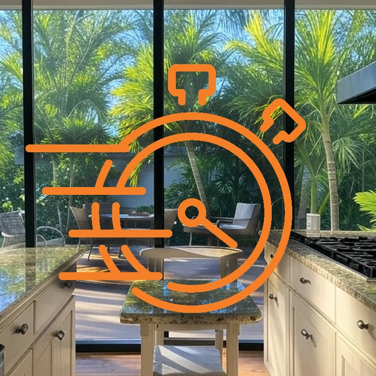 Fast outdoor kitchen completion in two weeks