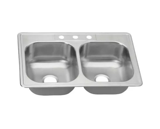 PROHS  Stainless Drop  In 18 Gauge Stainless Steel Kitchen Sink