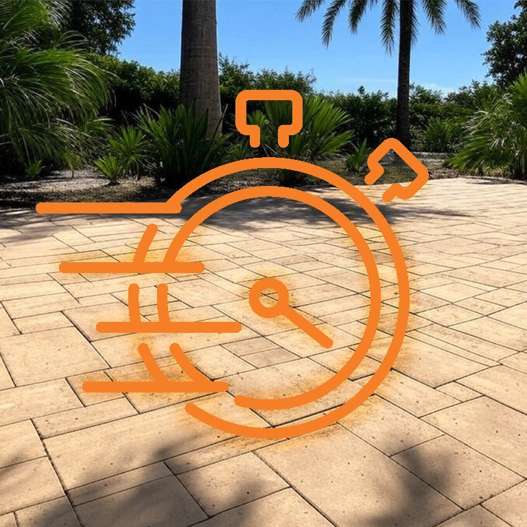 Flexible timeline for paver project completion