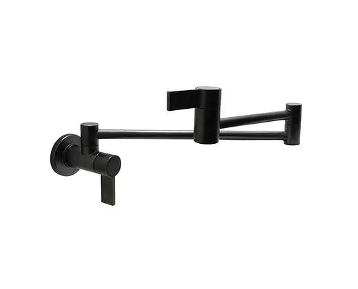 Huntington Brass Matte Black Undermount or Drop  In Pot Filler Faucet