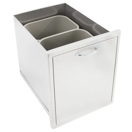 Stainless Trash Recycle Trash Pullout