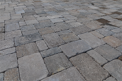 Outdoor paver patio design