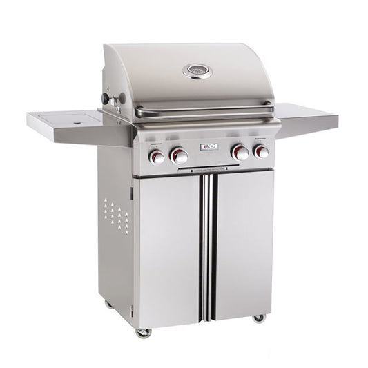 American Outdoor Grill  Stainless T Series Gas Grill Cart Combo