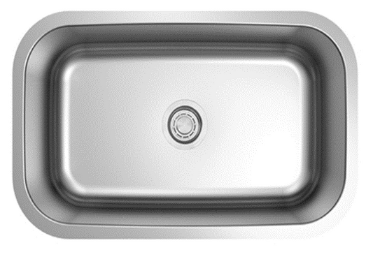 Genesis Series 30x18 16g Stainless Steel Sink Single Bowl