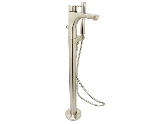 Huntington Brass Satin Nickel Tazio Freestanding Tub Filler