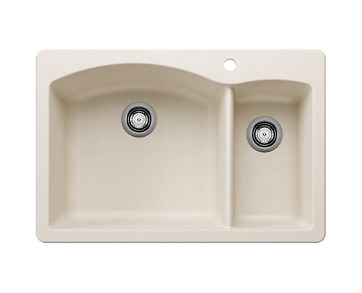 Blanco  Soft White Diamond 1  1/2 Bowl Granite Composite Kitchen Sink